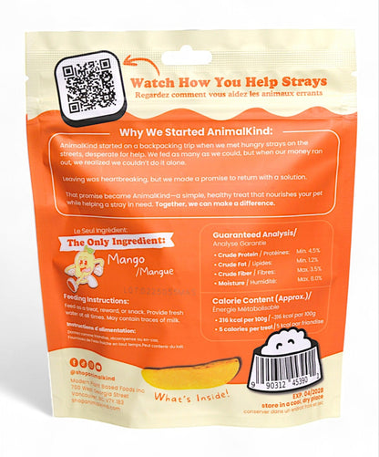Freeze-Dried Mango Slices Dog Treats