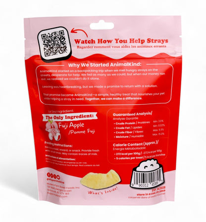 Freeze-Dried Apple Slices Dog Treats